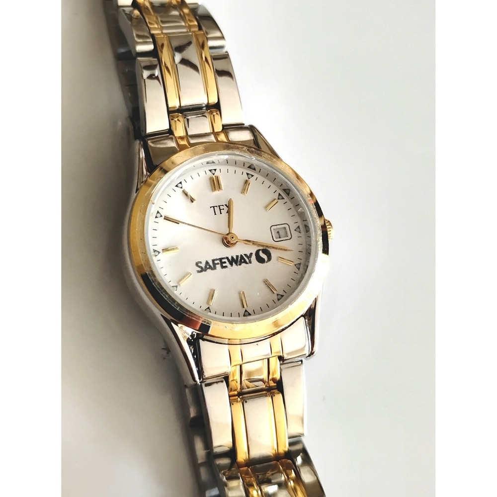 ▪️Collectors Vintage Safeway Corporate Service Award Watch Two Tone TFX Bulova